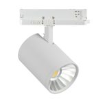 LED Schienenstrahler 3-Phasen Pro Aluminium Weiß 40W 4900lm 36D - 930-940-957 CCT | UGR <19