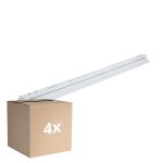 Mehrfachpackung 4x Deckenleuchte Reflektor V2 LED T8 | Geeignet für 1x 150cm LED Röhre
