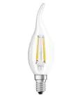 Ledvance Classic LED E14 Kerze Fadenlampe Klar 4W 470lm - 827 | Ersatz für 40W