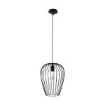 Eglo Suspension Luminaire Newtown Échantillon Noir | IP20 - Convient pour 1x E27 