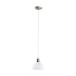 Eglo Suspension Luminaire Brenda Échantillon Nickel Satiné | Convient pour E27