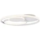 Brilliant Runda Plafonnier Métal Silicone Blanc 45W 5200lm - 830-865 CCT | 500mm - Télécommande Dimmable