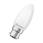 Ledvance Classic LED B22 Bougie Dépolie 3.4W 470lm - 827 Blanc Très Chaud | Dimmable - Remplacement 40W