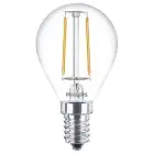 Philips Corepro LED Lustre E14 Boule Filament Claire 2W 250lm - 827 Blanc Très Chaud | Équivalent 25W