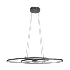 Eglo Suspension Luminaire Gianella Échantillon Noir 38W 4400lm - 830  | Dimmable