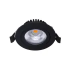 LED Inclinable Spot Noir Ronde 5W 550lm 60D - 940 Blanc Froid | 85mm - IP54 - Dimmable - Meilleur Rendu De Couleur
