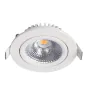 LED Inclinable Spot Blanc Ronde 6W 520lm 60D - 927 Blanc Très Chaud | 85mm - IP54 - Dimmable - Meilleur Rendu De Couleur